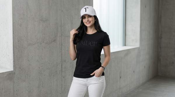 Style T-Much Graphic T-Shirts With Caps and Creative Accessories
