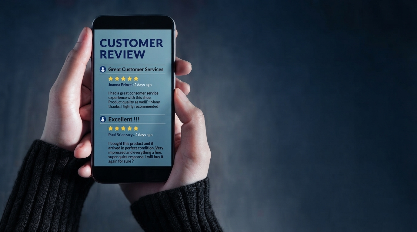 Editorial illustration for Why Online Reviews Build Brand Trust — and Why Most of Us Can't Spot the Fake Ones
